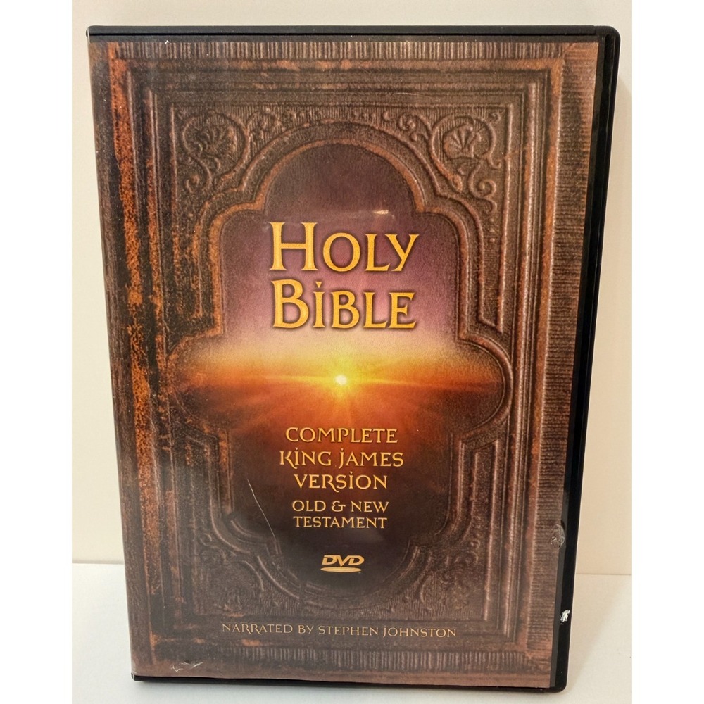Holy Bible DVD Complete King James Version KJV Old and New Testament Two Discs